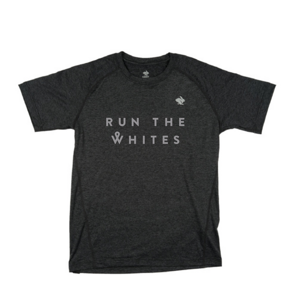 run the whites performance t-shirt 2021 mens charcoal