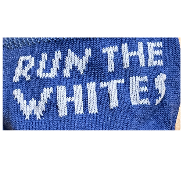 Run The Whites Socks